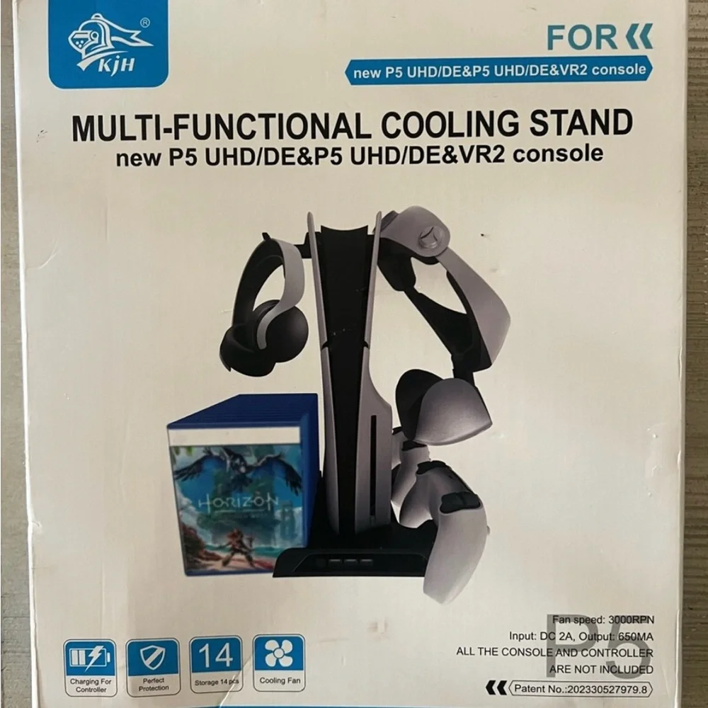 PS5 Cooling Stand & Dual Remote Carger